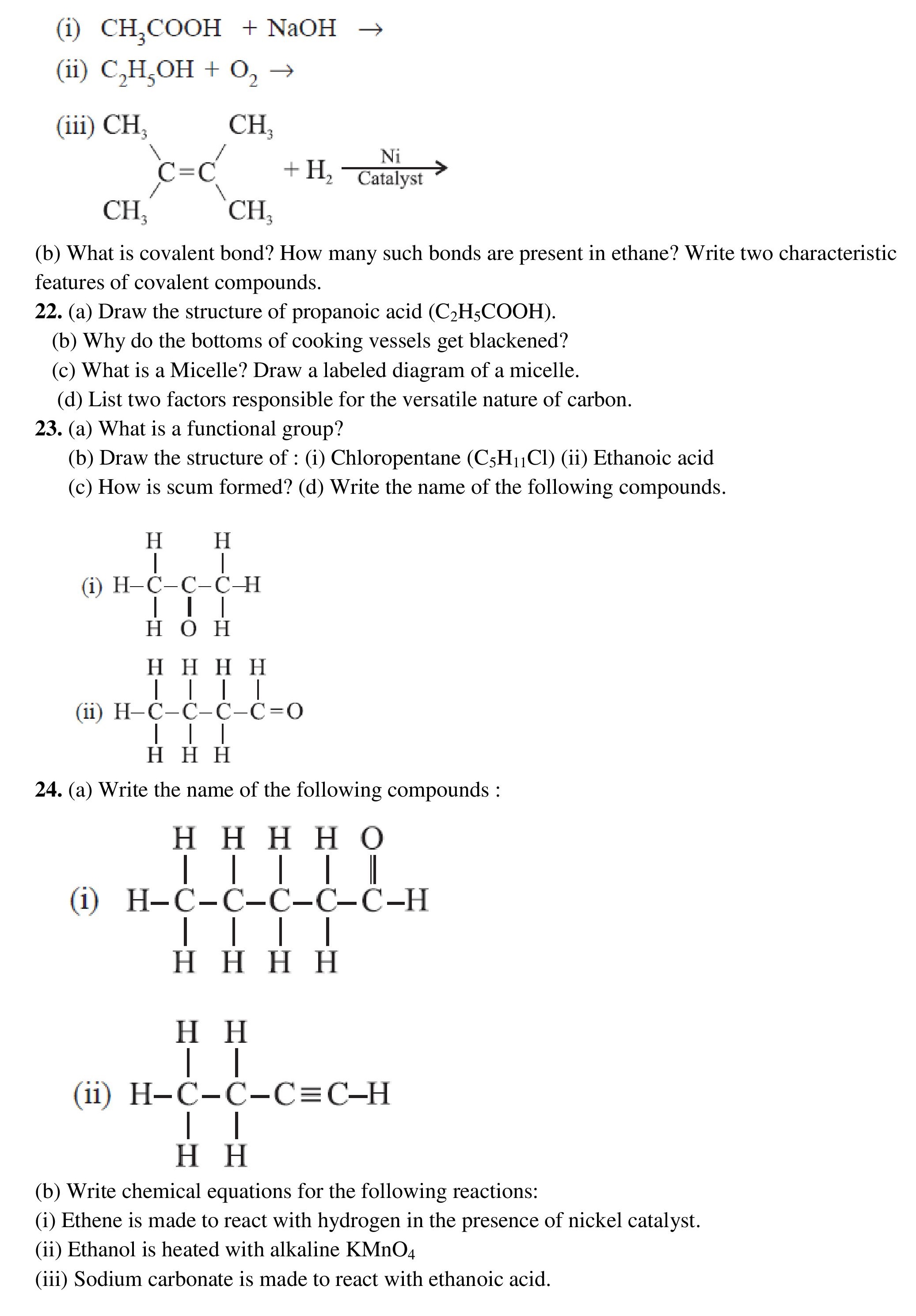 Carbon and its Compounds