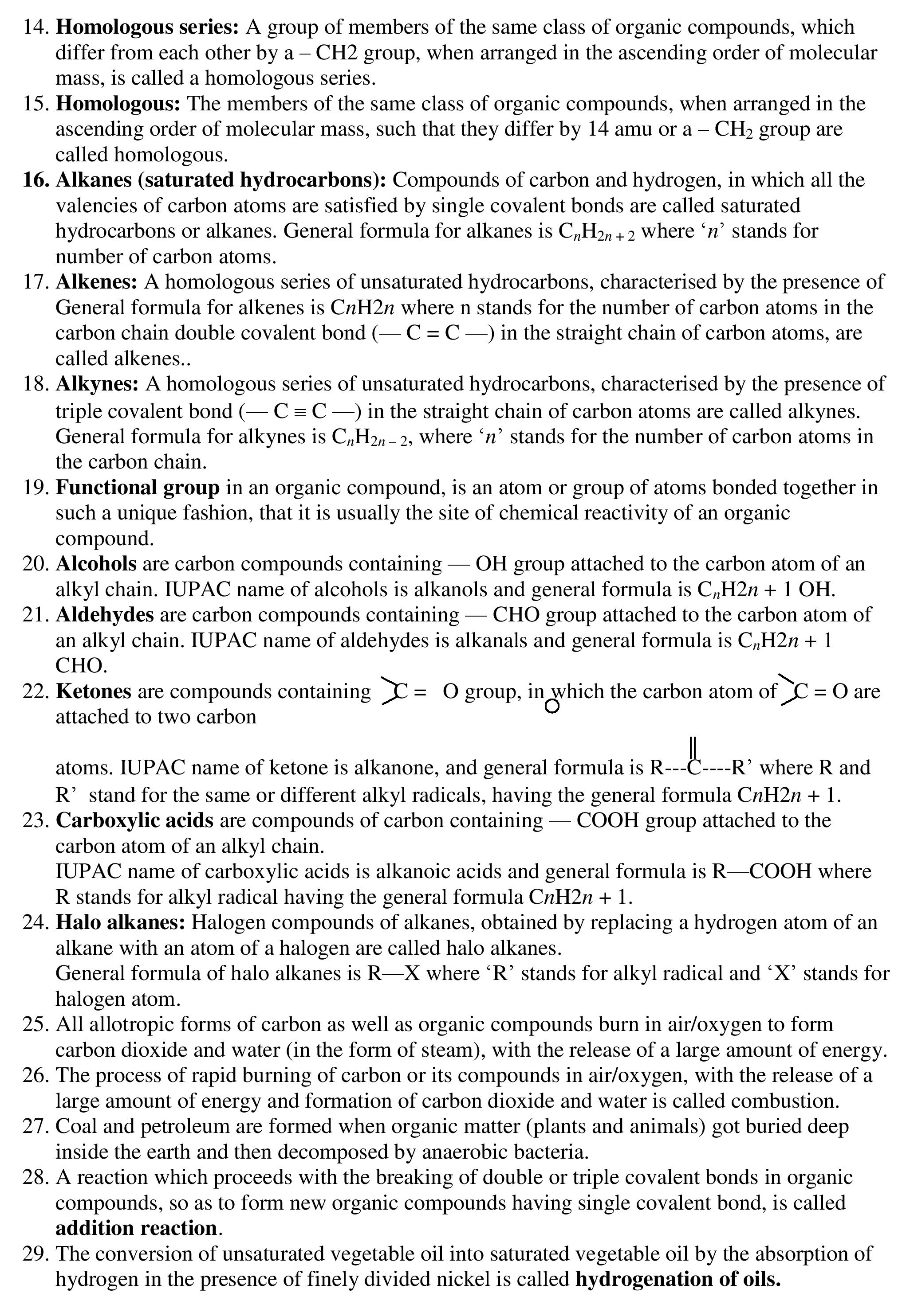 Carbon and its Compounds