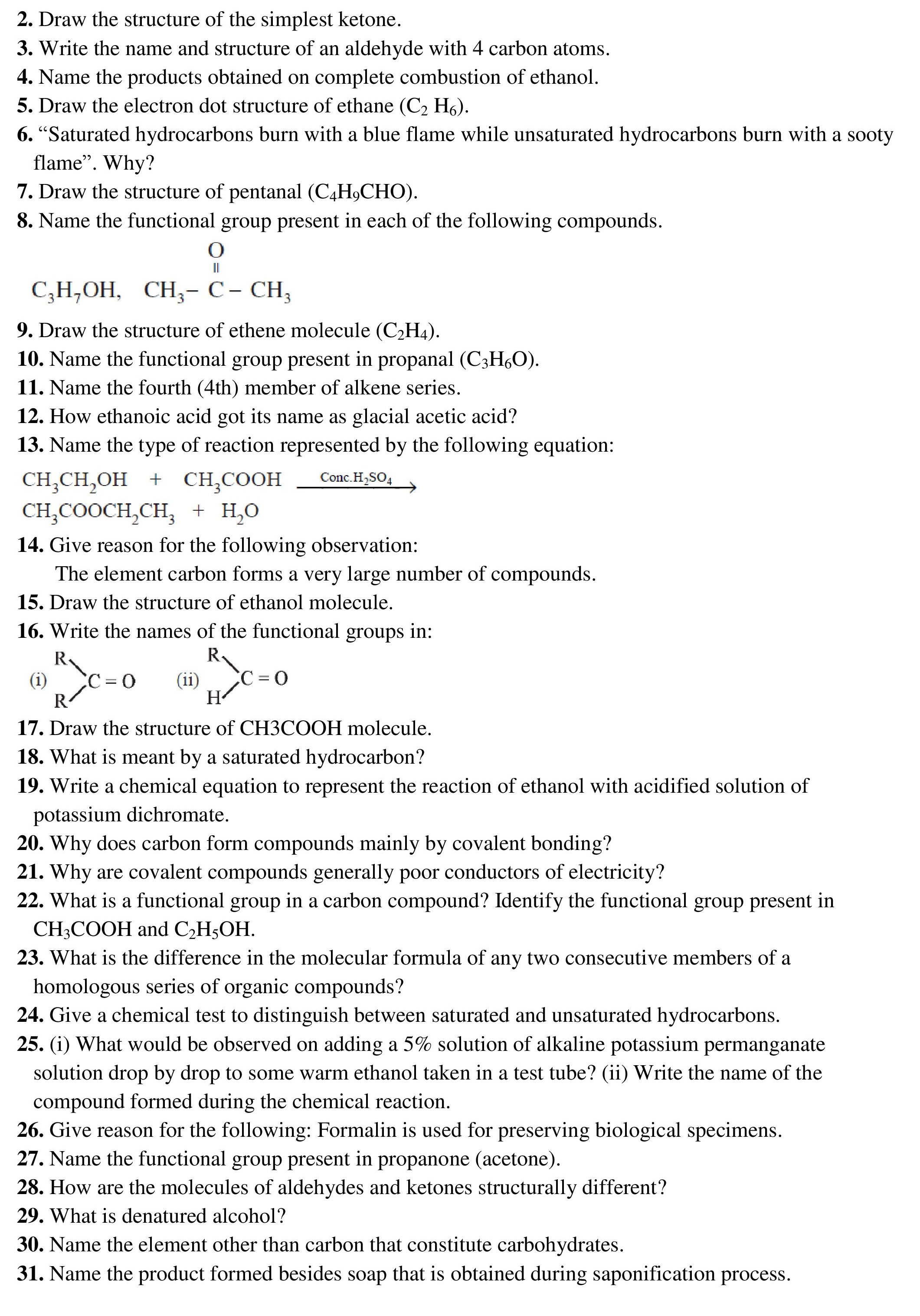 Carbon and its Compounds