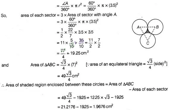 NCERT Exemplar Class 10 Maths Solutions Chapter 11 Area Related To Circles img-51