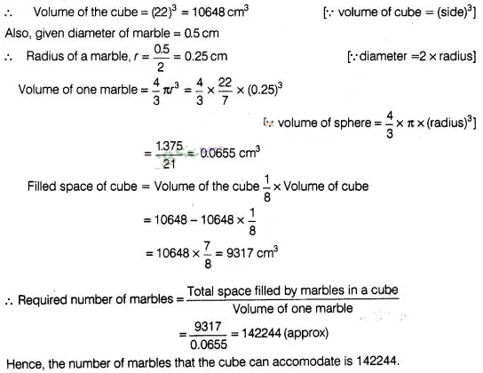 NCERT Exemplar Class 10 Maths Solutions Chapter 12 Surface Areas and Volumes img-10