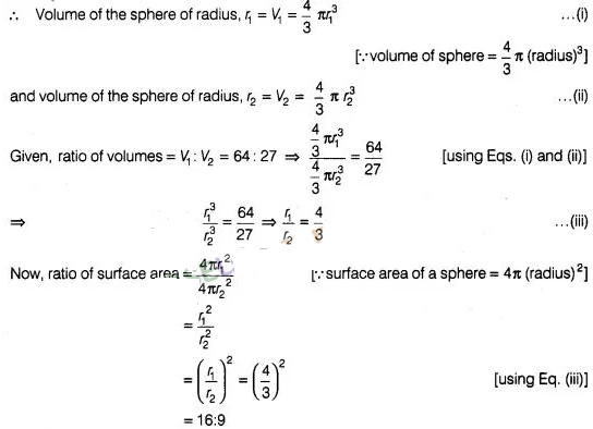 NCERT Exemplar Class 10 Maths Solutions Chapter 12 Surface Areas and Volumes img-20