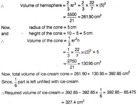 NCERT Exemplar Class 10 Maths Solutions Chapter 12 Surface Areas and Volumes img-41