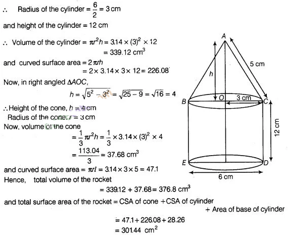 NCERT Exemplar Class 10 Maths Solutions Chapter 12 Surface Areas and Volumes img-67