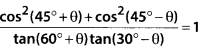 NCERT Exemplar Class 10 Maths Chapter 8 Introduction to Trigonometry and Its Applications Ex 8.3 37