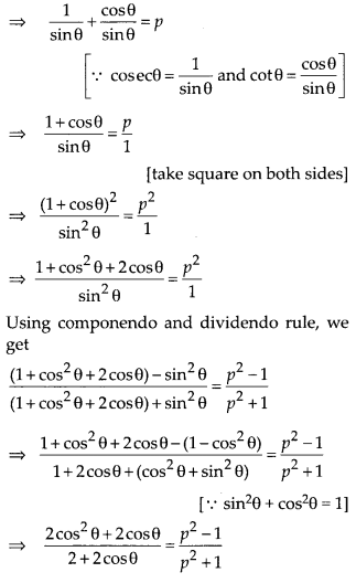 NCERT Exemplar Class 10 Maths Chapter 8 Introduction to Trigonometry and Its Applications Ex 8.4 40