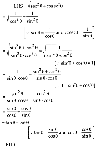 NCERT Exemplar Class 10 Maths Chapter 8 Introduction to Trigonometry and Its Applications Ex 8.4 42