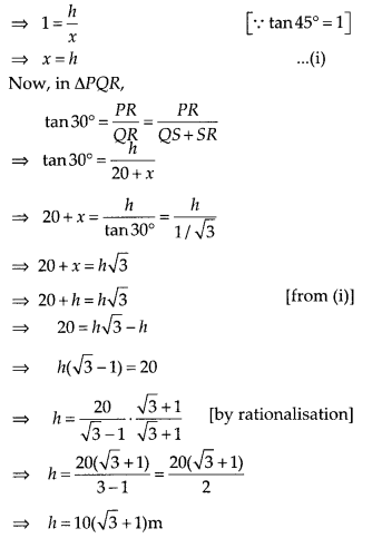 NCERT Exemplar Class 10 Maths Chapter 8 Introduction to Trigonometry and Its Applications Ex 8.4 44