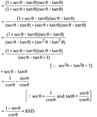 NCERT Exemplar Class 10 Maths Chapter 8 Introduction to Trigonometry and Its Applications Ex 8.4 53