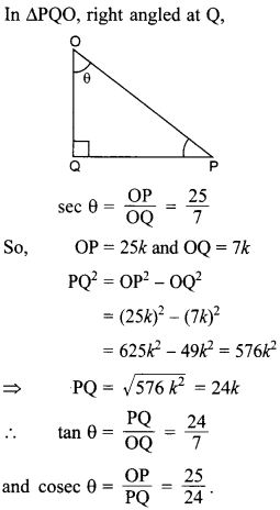 MCQ Questions for Class 10 Maths Introduction to Trigonometry with Answers 25