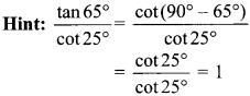 MCQ Questions for Class 10 Maths Introduction to Trigonometry with Answers 32