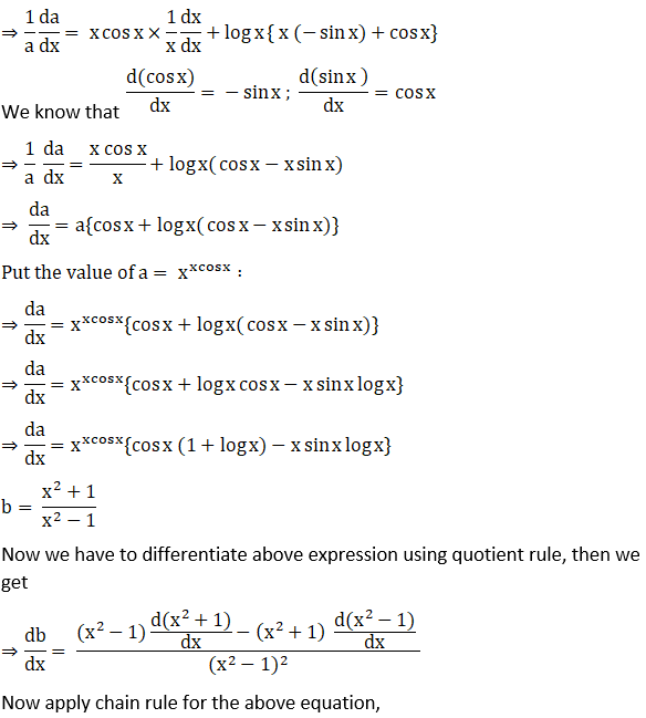 RD Sharma Solutions for Class 12 Maths Chapter 11 Diffrentiation Image 276