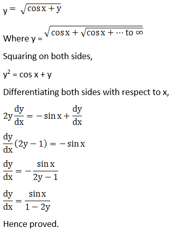 RD Sharma Solutions for Class 12 Maths Chapter 11 Diffrentiation Image 319