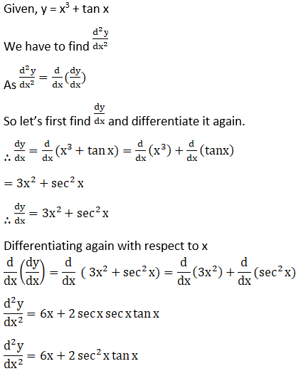 RD Sharma Solutions for Class 12 Maths Chapter 12 Higher Order Derivatives Image 1