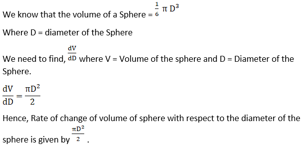 RD Sharma Solutions for Class 12 Maths Chapter 13 Derivative as a Rate Measurer Image 2