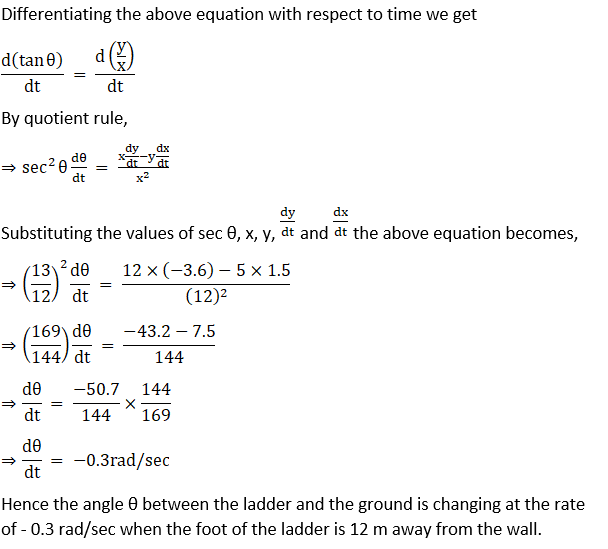 RD Sharma Solutions for Class 12 Maths Chapter 13 Derivative as a Rate Measurer Image 31