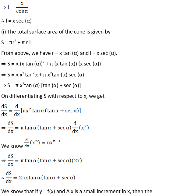 RD Sharma Solutions for Class 12 Maths Chapter 14 Differentials, Errors and Approximations Image 20