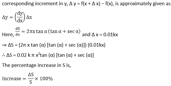 RD Sharma Solutions for Class 12 Maths Chapter 14 Differentials, Errors and Approximations Image 21