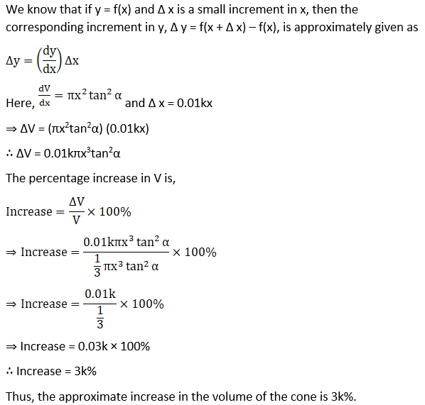 RD Sharma Solutions for Class 12 Maths Chapter 14 Differentials, Errors and Approximations Image 24