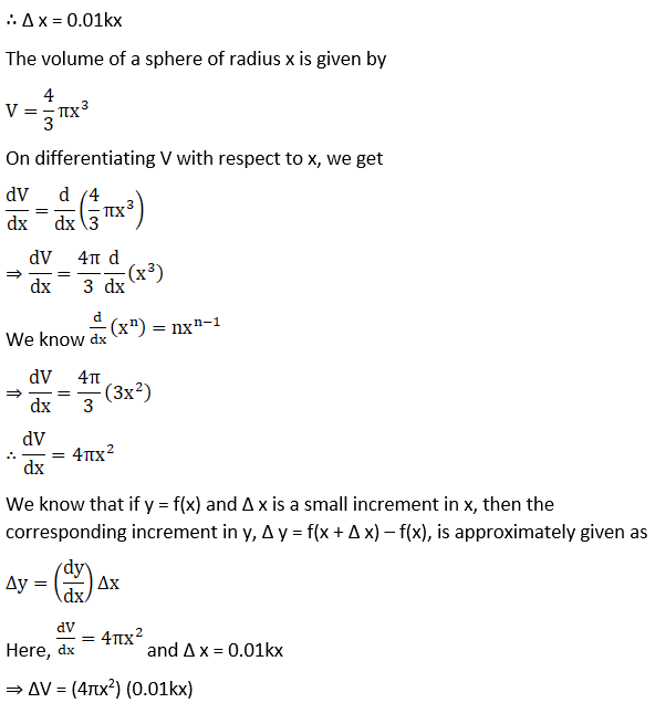 RD Sharma Solutions for Class 12 Maths Chapter 14 Differentials, Errors and Approximations Image 26