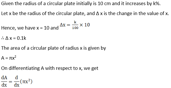 RD Sharma Solutions for Class 12 Maths Chapter 14 Differentials, Errors and Approximations Image 6