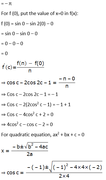 RD Sharma Solutions for Class 12 Maths Chapter 15 Mean Value Theorems Image 119