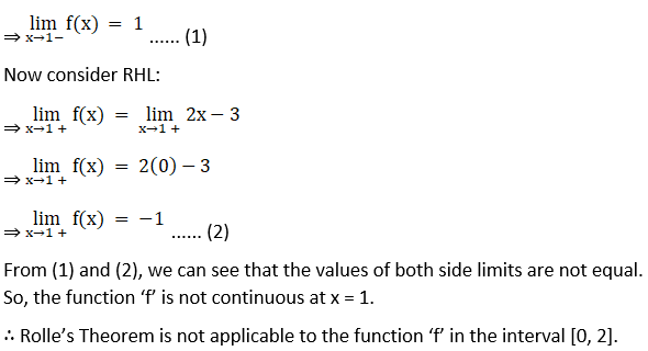 RD Sharma Solutions for Class 12 Maths Chapter 15 Mean Value Theorems Image 12