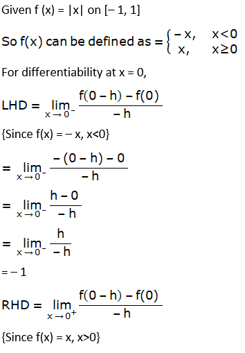 RD Sharma Solutions for Class 12 Maths Chapter 15 Mean Value Theorems Image 124