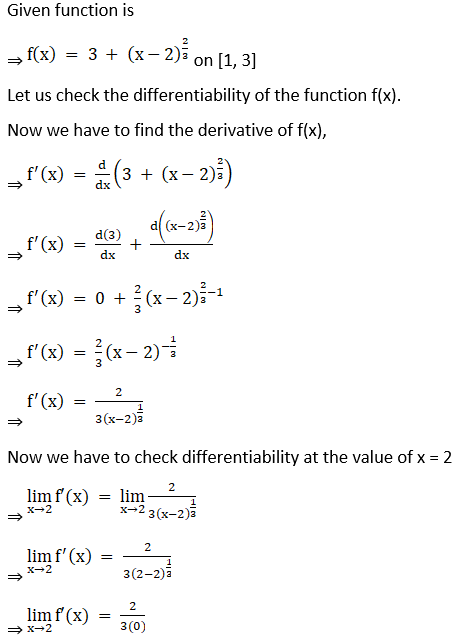 RD Sharma Solutions for Class 12 Maths Chapter 15 Mean Value Theorems Image 2