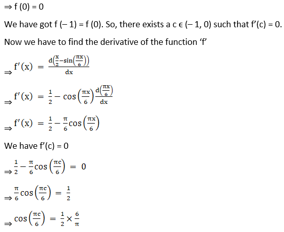 RD Sharma Solutions for Class 12 Maths Chapter 15 Mean Value Theorems Image 58