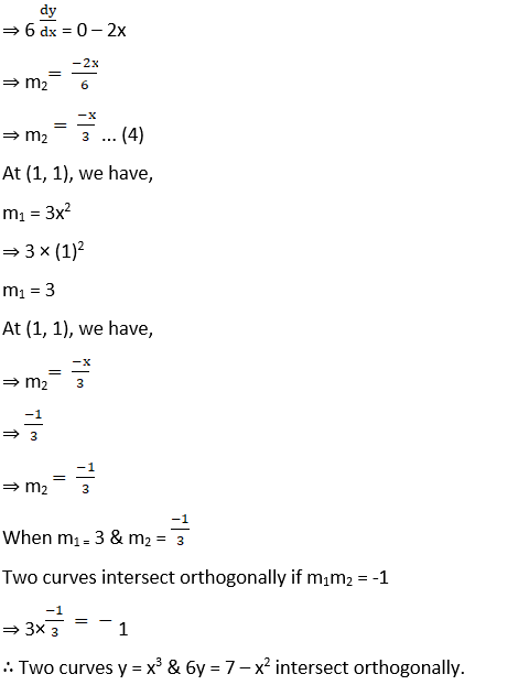 RD Sharma Solutions for Class 12 Maths Chapter 16 Tangents and Normals Image 100