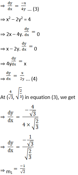 RD Sharma Solutions for Class 12 Maths Chapter 16 Tangents and Normals Image 107