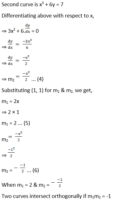 RD Sharma Solutions for Class 12 Maths Chapter 16 Tangents and Normals Image 113