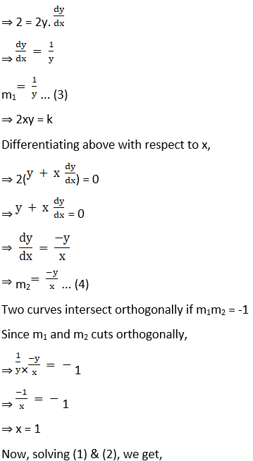 RD Sharma Solutions for Class 12 Maths Chapter 16 Tangents and Normals Image 120