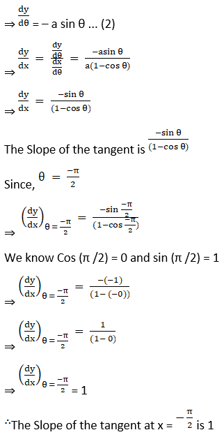 RD Sharma Solutions for Class 12 Maths Chapter 16 Tangents and Normals Image 14