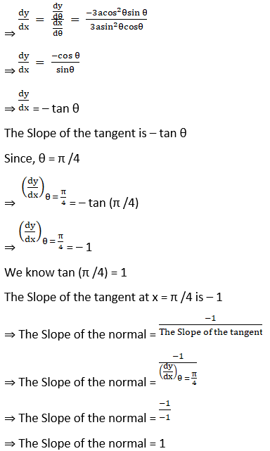 RD Sharma Solutions for Class 12 Maths Chapter 16 Tangents and Normals Image 18