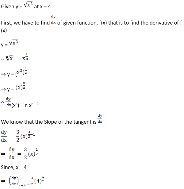 RD Sharma Solutions for Class 12 Maths Chapter 16 Tangents and Normals Image 2