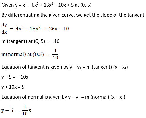 RD Sharma Solutions for Class 12 Maths Chapter 16 Tangents and Normals Image 50