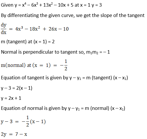 RD Sharma Solutions for Class 12 Maths Chapter 16 Tangents and Normals Image 51