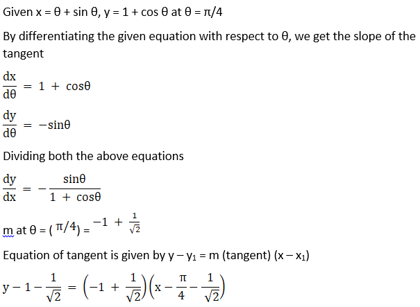 RD Sharma Solutions for Class 12 Maths Chapter 16 Tangents and Normals Image 58