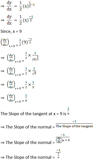 RD Sharma Solutions for Class 12 Maths Chapter 16 Tangents and Normals Image 6