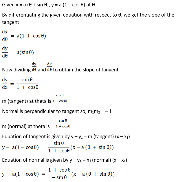 RD Sharma Solutions for Class 12 Maths Chapter 16 Tangents and Normals Image 67