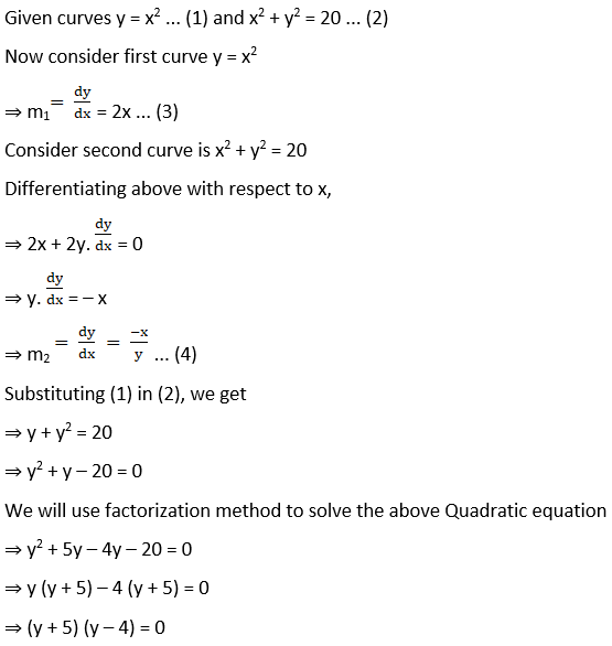 RD Sharma Solutions for Class 12 Maths Chapter 16 Tangents and Normals Image 82