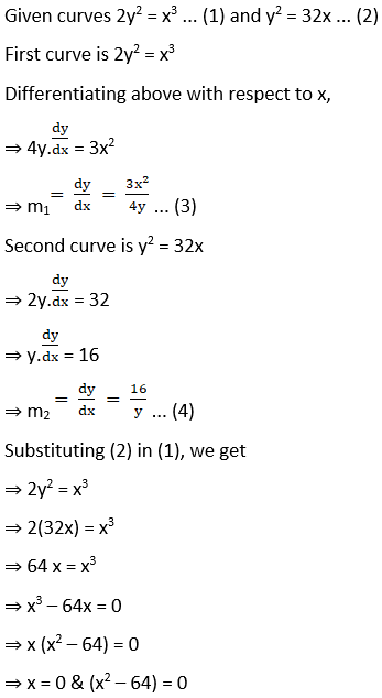 RD Sharma Solutions for Class 12 Maths Chapter 16 Tangents and Normals Image 86