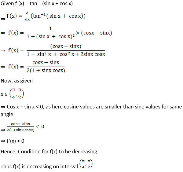 RD Sharma Solutions for Class 12 Maths Chapter 17 Increaing and Decreasing Functions Image 34