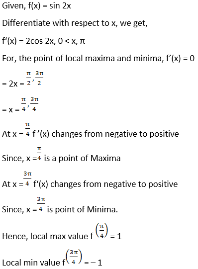 RD Sharma Solutions for Class 12 Maths Chapter 18 Maxima and Minima Image 2