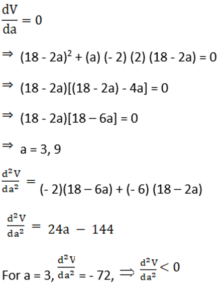 RD Sharma Solutions for Class 12 Maths Chapter 18 Maxima and Minima Image 43