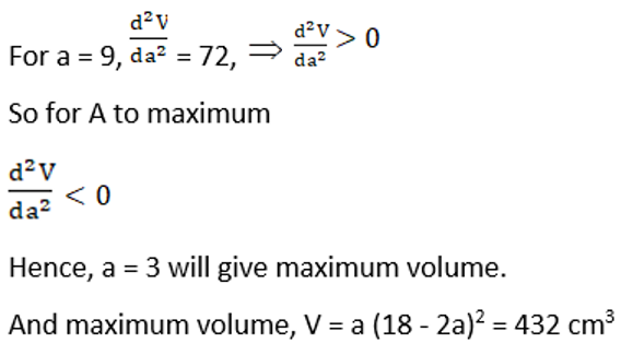 RD Sharma Solutions for Class 12 Maths Chapter 18 Maxima and Minima Image 44