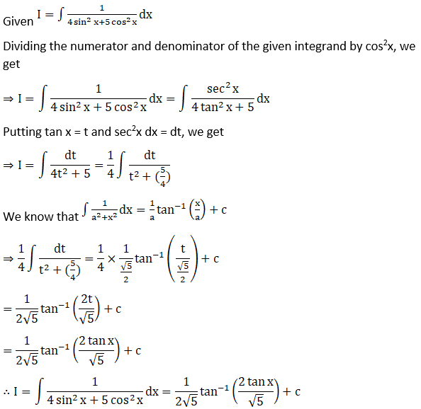 RD Sharma Solutions for Class 12 Maths Chapter 19 Indefinite Integrals Image 379