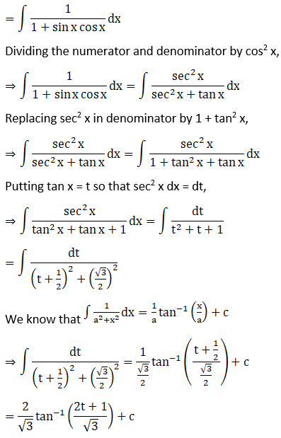 RD Sharma Solutions for Class 12 Maths Chapter 19 Indefinite Integrals Image 382